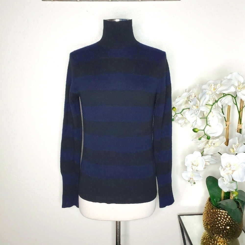 RAG & BONE ‘Careen’ Striped Mock Neck sweater